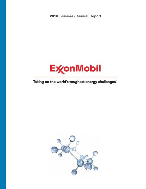 Summary Annual Report 2010 - ExxonMobil
