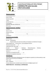 aanvraagformulier REG-premie dakisolatie 2009 - Eyes-e-tools