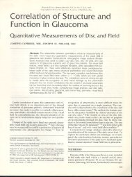 Correlation of Structure and Function in Glaucoma - University of ...