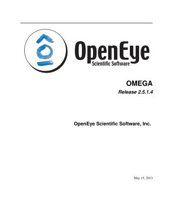 OMEGA Release 2.5.1.4 OpenEye Scientific Software, Inc.