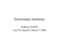 Electrostatic Similarity