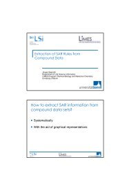 Extracting SAR Rules from Compound Data