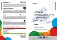CentraLab Central European Living Lab for Territorial ... - E-zavod