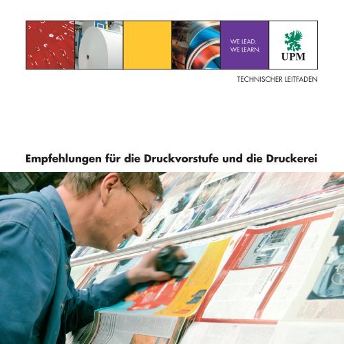 Empfehlungen für die Druckvorstufe und die Druckerei