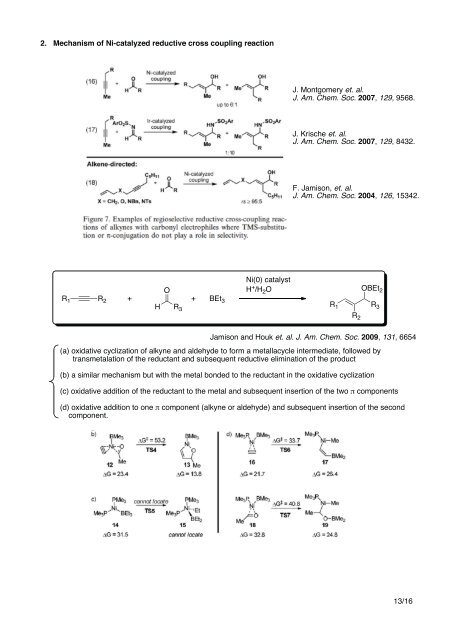 Regioselective Reductive Cross-Coupling Reaction