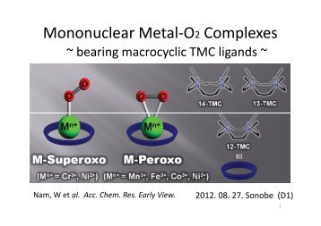 Mononuclear Metal-O2 Complexes