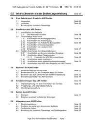 2.0 Anschließen des ASR Emitter - ASR Audio Systeme Friedrich ...