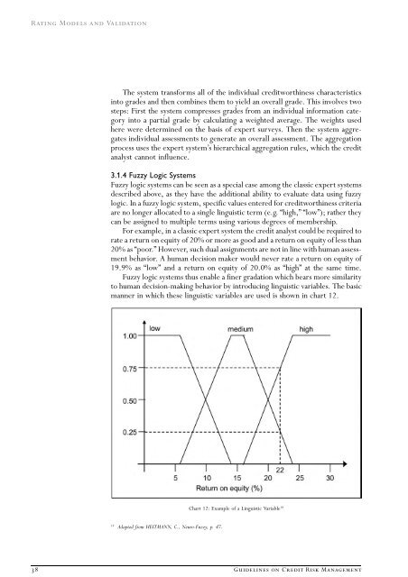 Rating Models and Validation - Oesterreichische Nationalbank