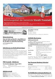 Mitteilungsblatt Viereth - 23.August 2013