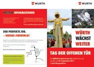 Zum offiziellen Flyer - Tag der offenen Tür