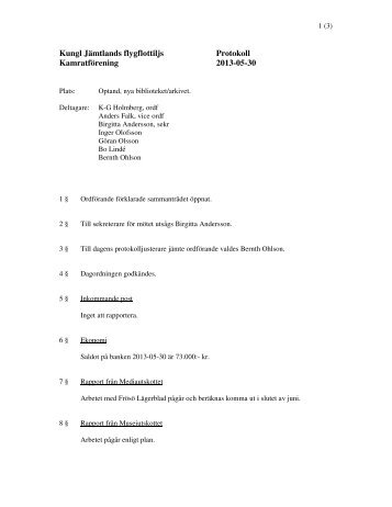 Styrelsemöte 2013-05-30 - F4 kamratförening