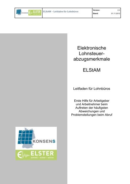 Leitfaden für Lohnbüros - Finanzamt