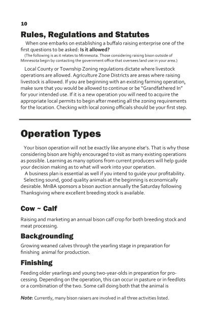 Bison Basics - Raising a North American Icon