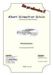 Elterninformation - Albert-Schweitzer-Schule