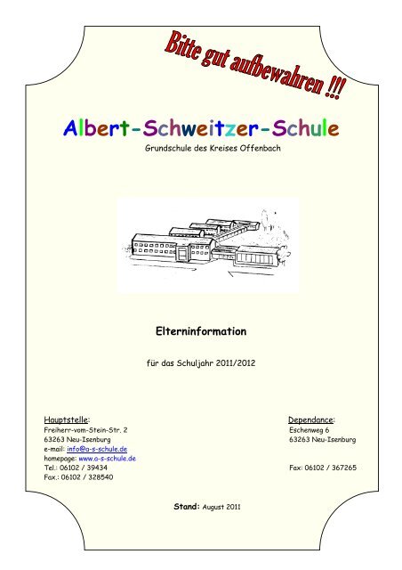 Elterninformation - Albert-Schweitzer-Schule