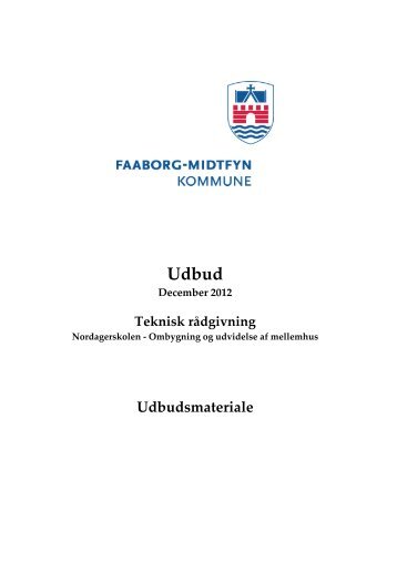 Udbudsmateriale - Faaborg-Midtfyn kommune