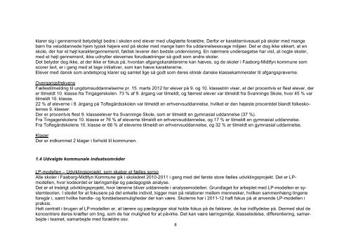 Kvalitetsrapport 2011-12 - Faaborg-Midtfyn kommune