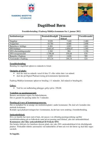 Daginstitutioner (pdf-fil åbner i nyt vindue) - Faaborg-Midtfyn kommune