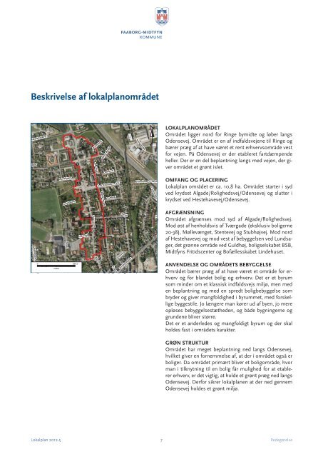 Lokalplan 2012-5 Bolig- og erhvervsområde Odensevej, Ringe