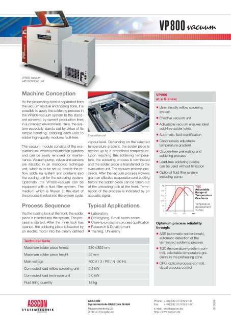 Vapour-Phase Vacuum Soldering System for Laboratories - Amtest