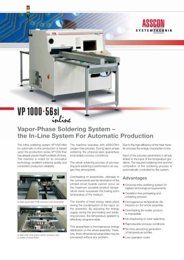 the In-Line System For Automatic Production - ASSCON ...