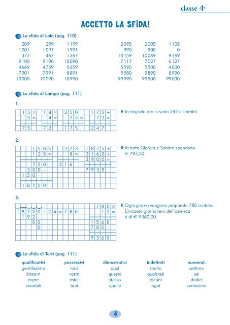 Guida per i genitori cl. 4 a