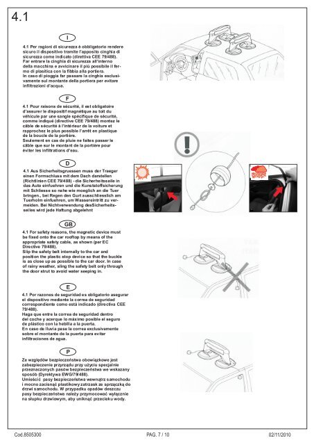 Instruccones - Fabbri S.r.l.