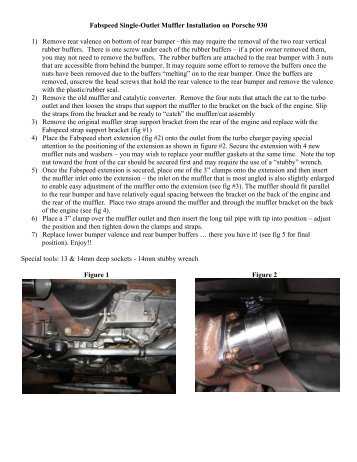Fabspeed 930T Single Outlet Instructions (PDF file)