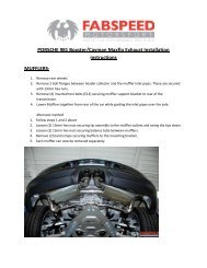 PORSCHE 981 Boxster/Cayman Maxflo Exhaust ... - Fabspeed