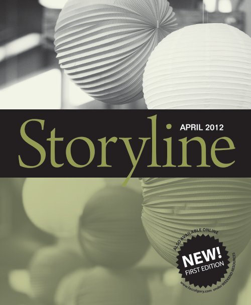 Storyline - April 2012 Edition - First Alliance Church