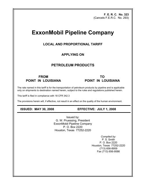 petroleum products - ExxonMobil