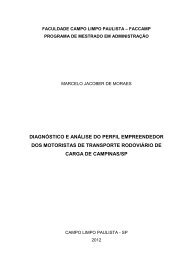 Diagnóstico e análise do perfil empreendedor dos ... - Faccamp