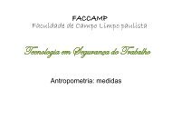 Ergonomia 6 - Antropometria 1 - Faccamp