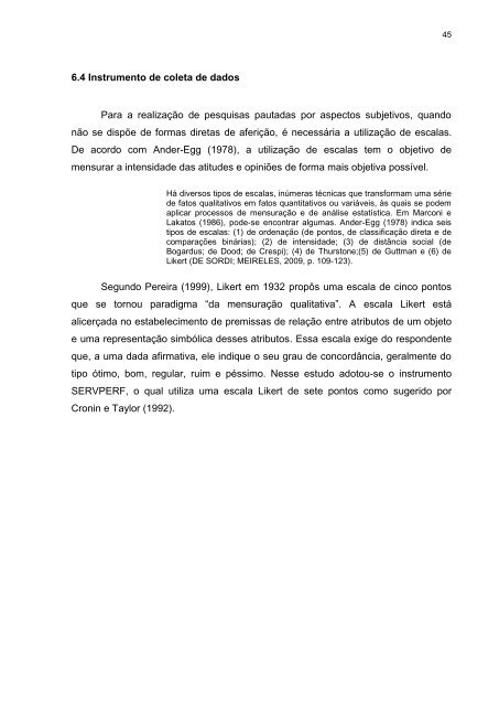 Avaliação de percepção da qualidade dos serviços ... - Faccamp