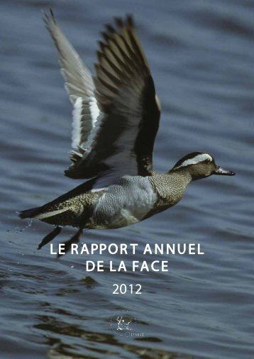 LE RAPPORT ANNUEL DE LA FACE 2012