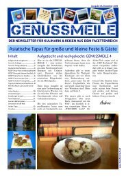 Genussmeile 4 - im Facettenreich