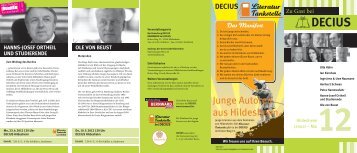 Junge Autoren aus Hildesheim.