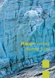 Haupt Verlag Herbst 2010 - Fachbuch-Journal