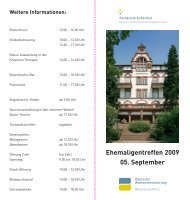 Einladung und Programm (PDF) - Fachklinik Eußerthal