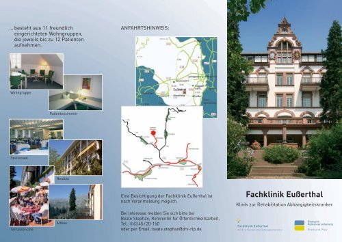 Flyer (PDF) - Fachklinik Eußerthal