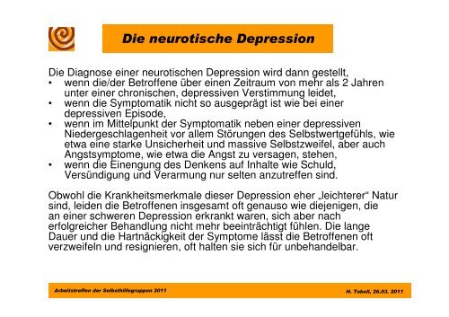 Depressionen und Sucht - Fachklinik Furth im Wald