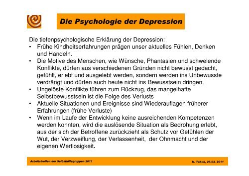 Depressionen und Sucht - Fachklinik Furth im Wald