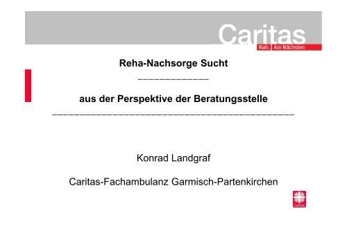 PDF "Reha-Nachsorge Sucht aus der Perspektive der Beratungsstelle"