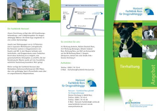 DL TIERE 6 seiter wickel.indd - Horizont Fachklinik Rees