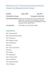 Sitzung vom 21.05.2013 - Fachschaft Chemie