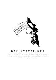 DER HYSTERIKER - Fachschaft Geschichte der LMU München - LMU