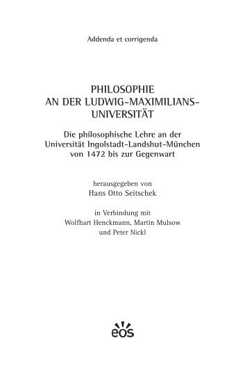 Addendum - Fachschaft Philosophie - LMU