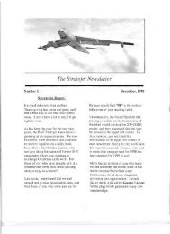 The Stratojet Newsletter - The B-47 Stratojet Association