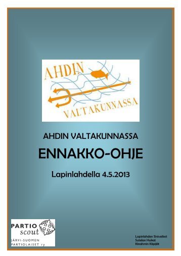 Lapinlahti Ahdin Valtakunnassa - Järvi-Suomen Partiolaiset