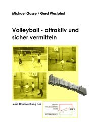 Volleyball - attraktiv und sicher - Fachseminar Sport